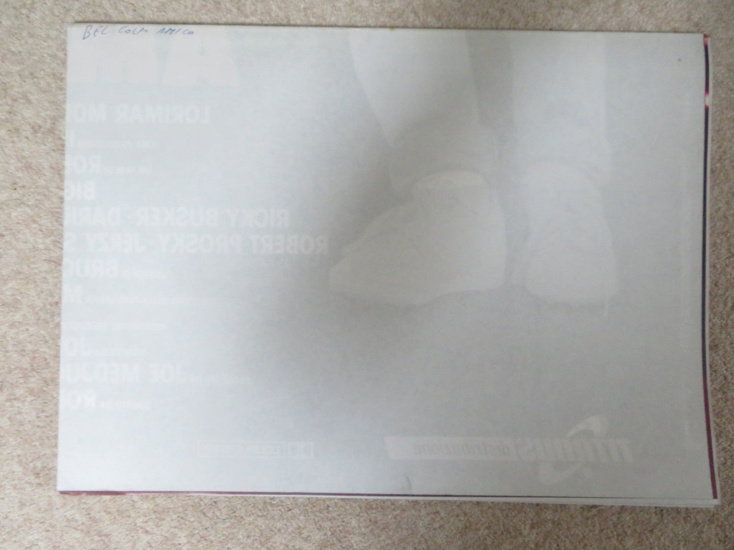 BIG SHOTS ITALIAN 2 FOGLIO POSTER RICKY BUSKER DARIUS MCCRARY 1987 Rendezvous Cinema Movie posters