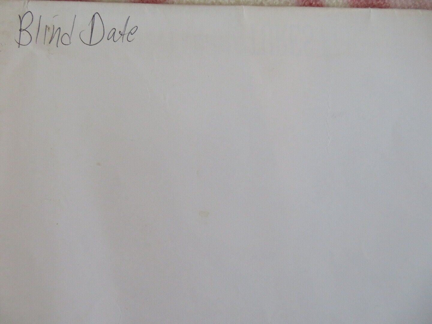 BLIND DATE VIDEO VHS POSTER FOLDED BRUCE WILLIS KIM BASINGER 1987 Movie posters