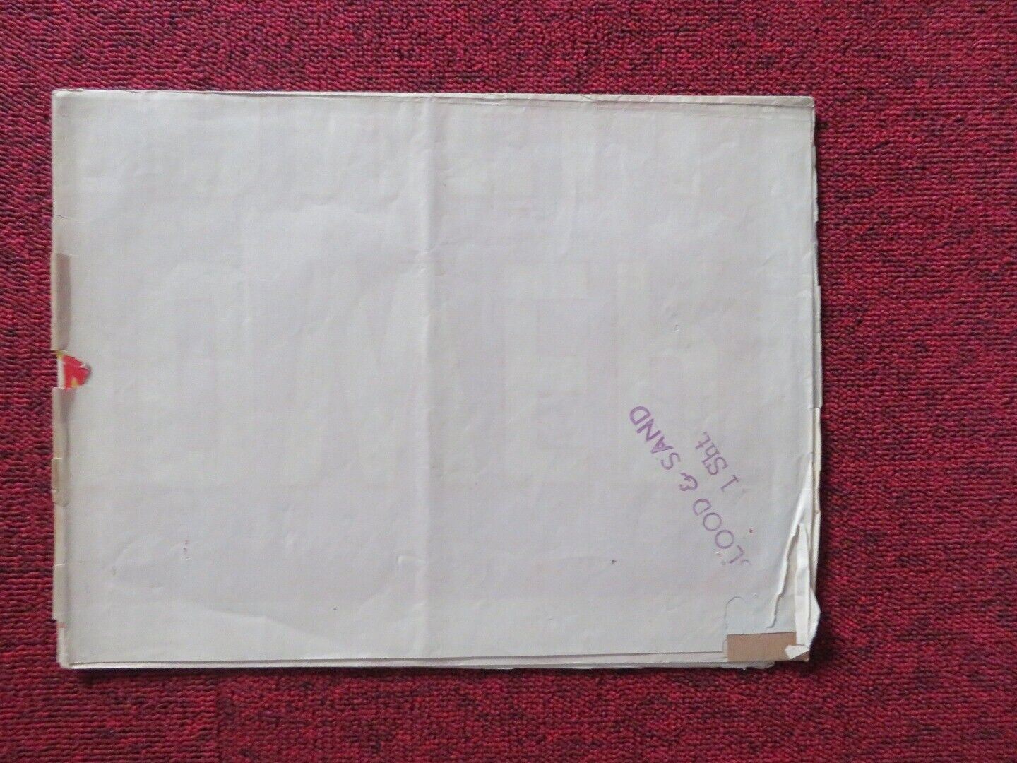 BLOOD AND SAND FOLDED US ONE SHEET POSTER TRYONE POWER RITA HAYWORTH 1941 - Rendezvous Cinema