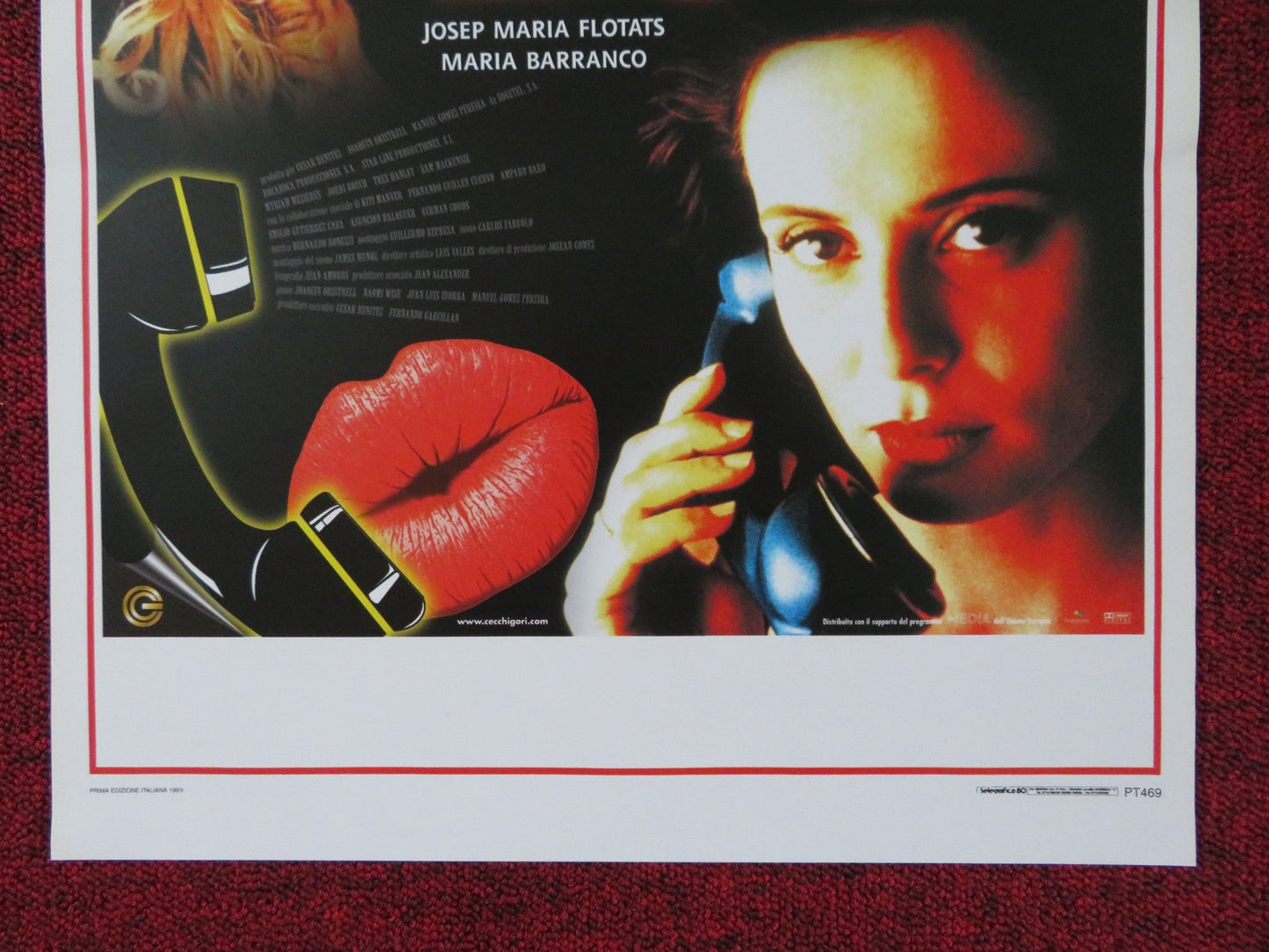 BOCA A BOCA ITALIAN LOCANDINA POSTER JAVIER BARDEM AITANA SANCHEZ GIJON 1999 Rendezvous Cinema Movie posters