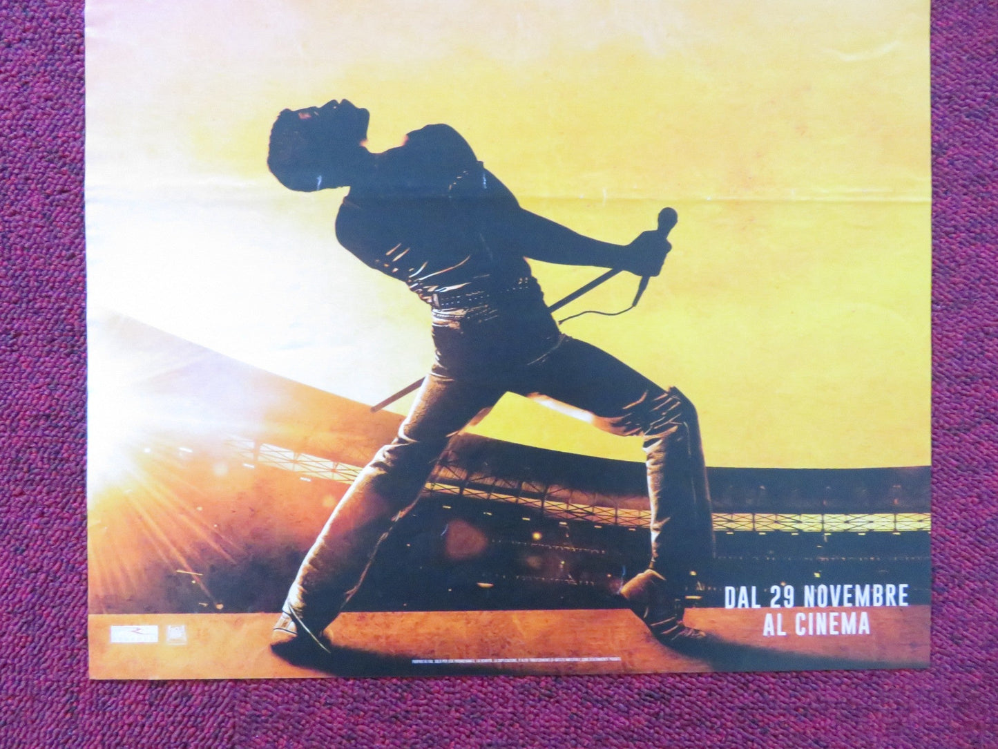 BOHEMIAN RHAPSODY ITALIAN LOCANDINA POSTER RAMI MALEK LUCY BOYNTON 2018 Rendezvous Cinema Movie posters