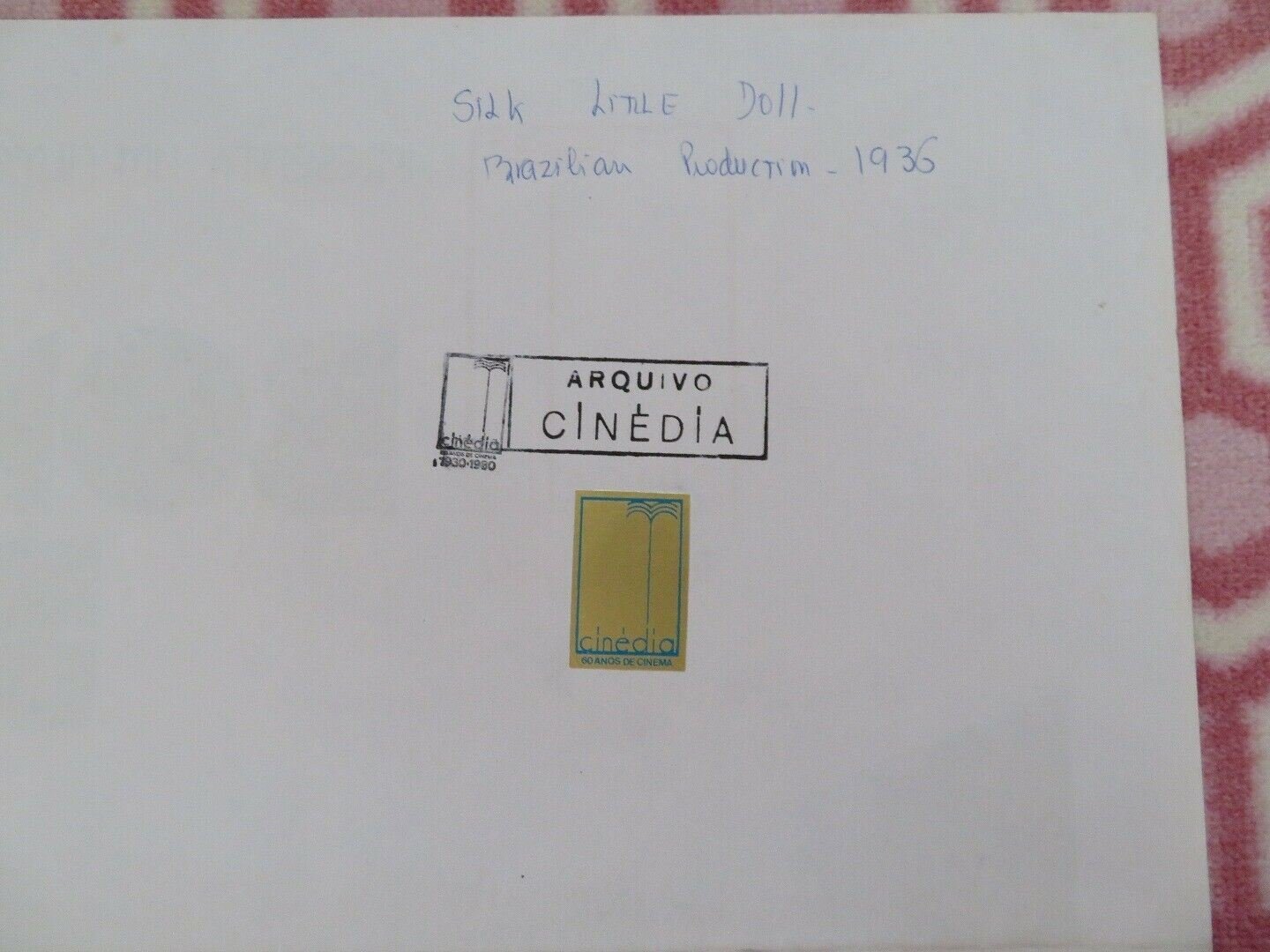 BONEQUINHA DE SEDA PORTUGUESE (36"x 25") POSTER GILDA ABREU 1980 Movie posters