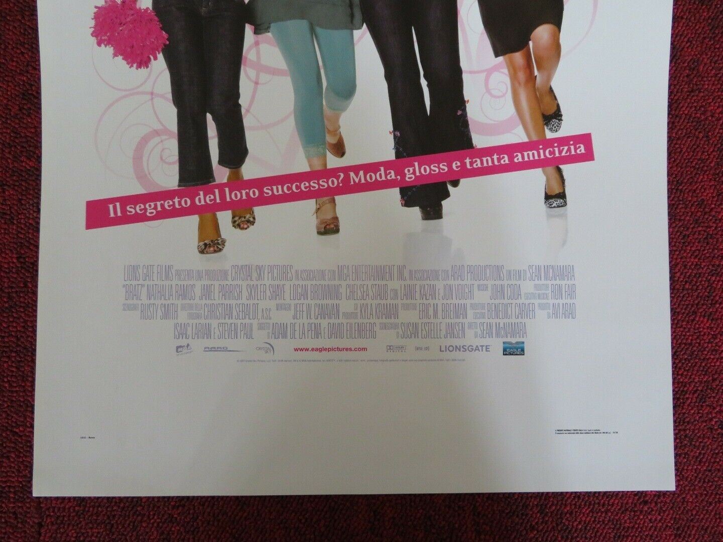BRATZ ITALIAN LOCANDINA (27.5"x13") POSTER LOGAN BROWNING JANEL PARRISH 2007 - Rendezvous Cinema