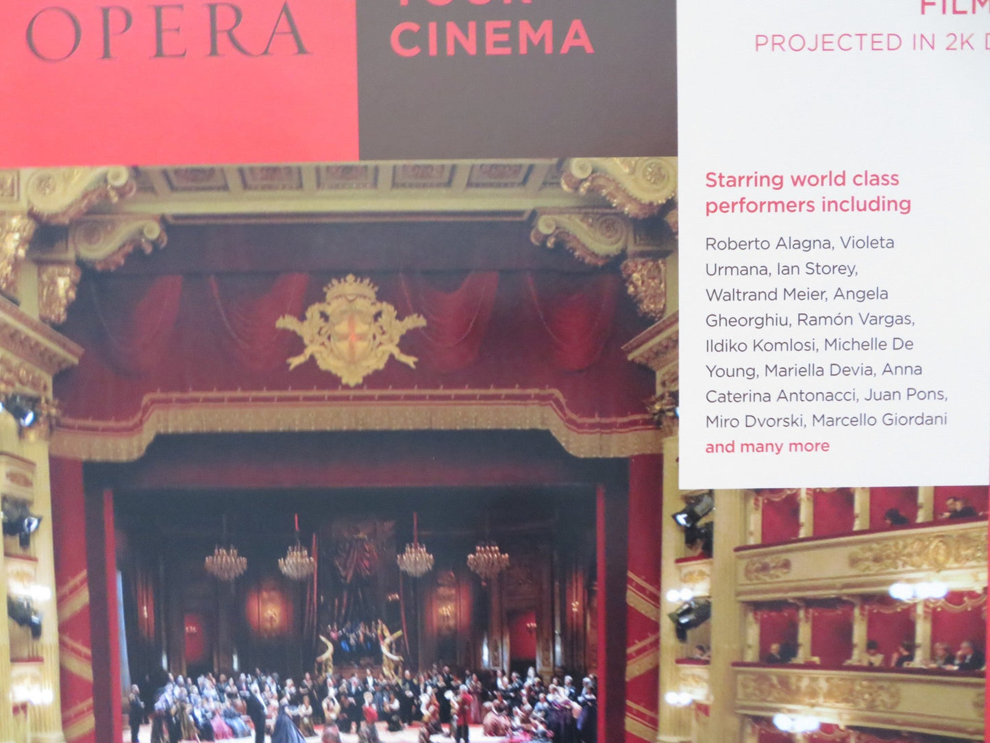 BRAVO! EXPERIENCE THE MAGIC OF OPERA ... UK QUAD (30"x 40") ROLLED POSTER 2008 Rendezvous Cinema Movie posters