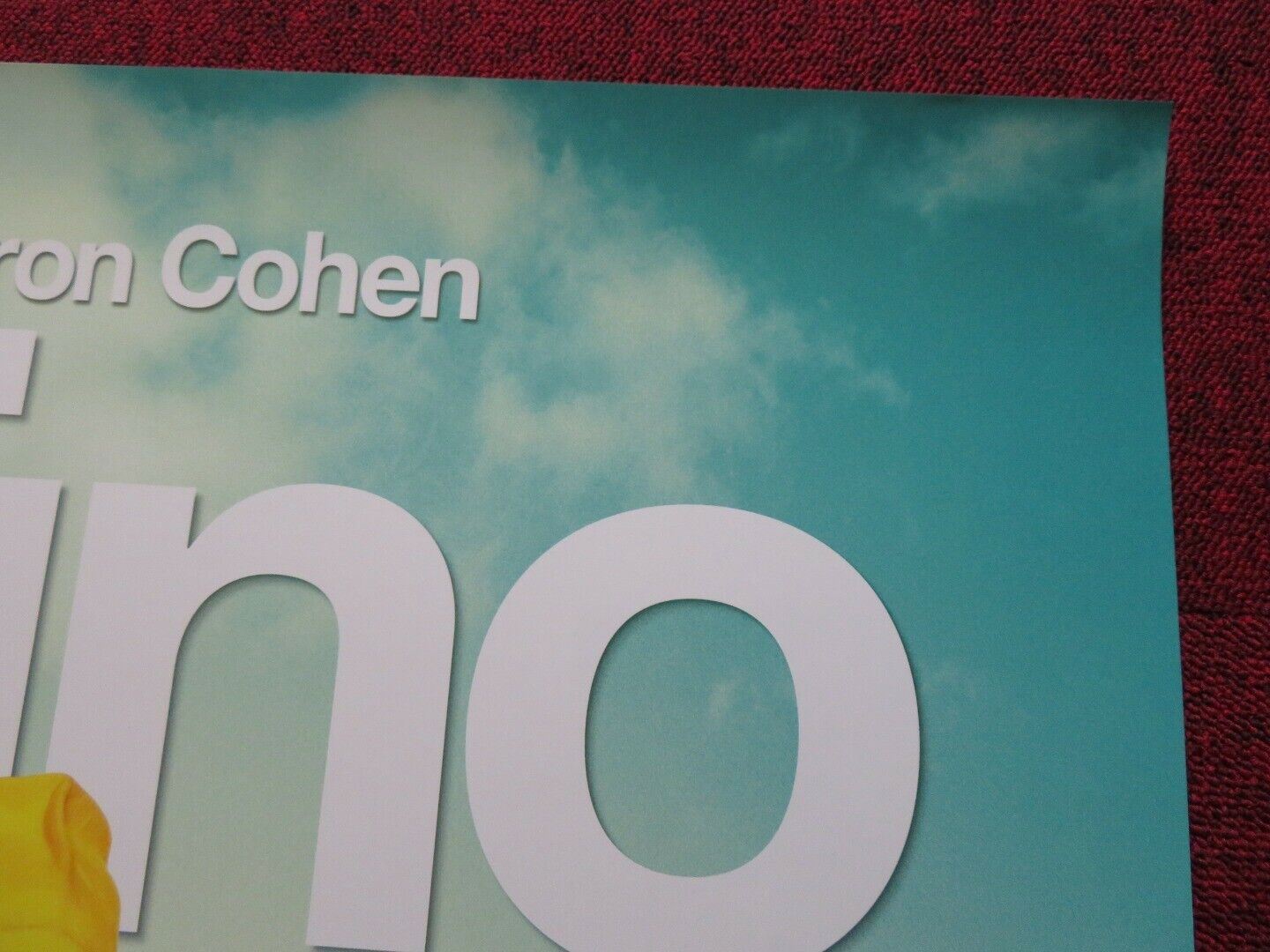 BRUNO US ONE SHEET ROLLED POSTER SACHA BARON COHEN 2009 Movie posters