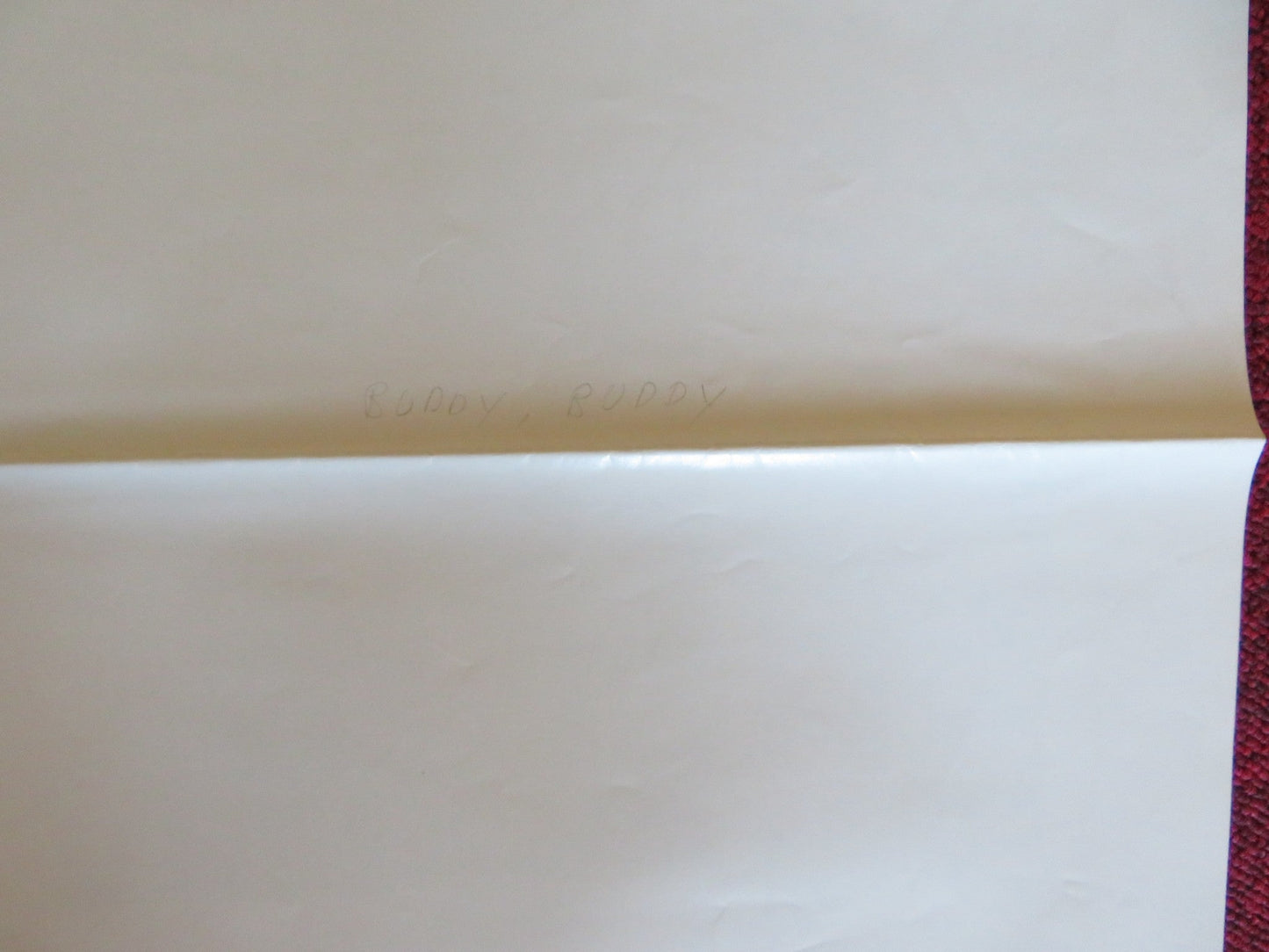 BUDDY BUDDY FOLDED US ONE SHEET POSTER JACK LEMMON WALTER MATTHAU 1981 Rendezvous Cinema Movie posters