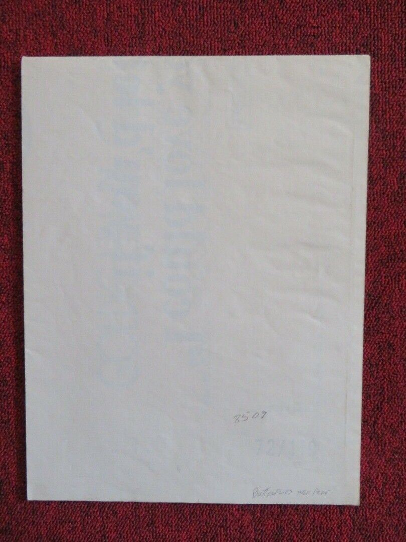 BUTTERFLIES ARE FREE FOLDED US ONE SHEET POSTER GOLDIE HAWN 1972 Movie posters