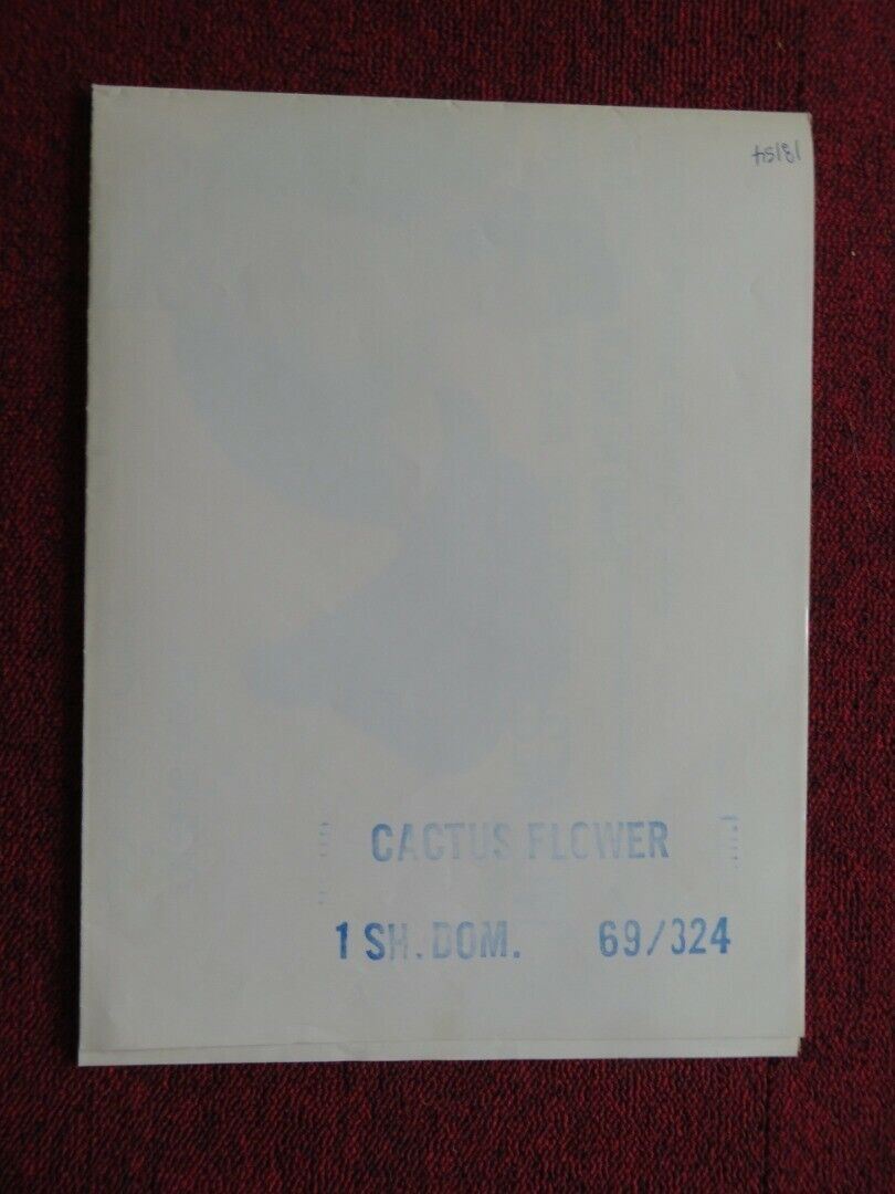 CACTUS FLOWER US ONE SHEET POSTER INGRID BERGMAN GOLDIE HAWN 1969 Movie posters