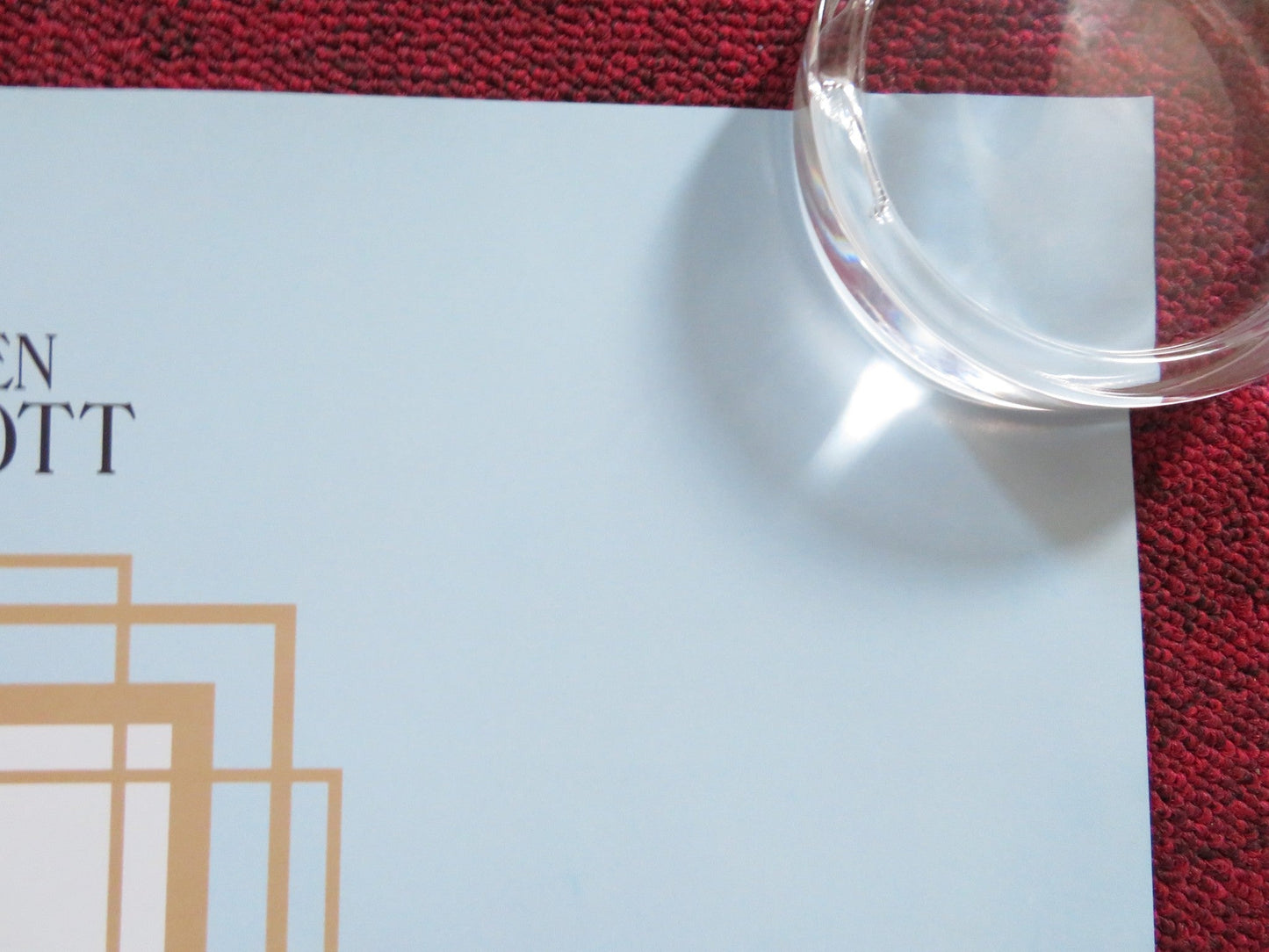 CAFE SOCIETY UK QUAD (30"x 40") ROLLED POSTER WOODY ALLEN (D) J. EISENBERG 2016 Rendezvous Cinema Movie posters