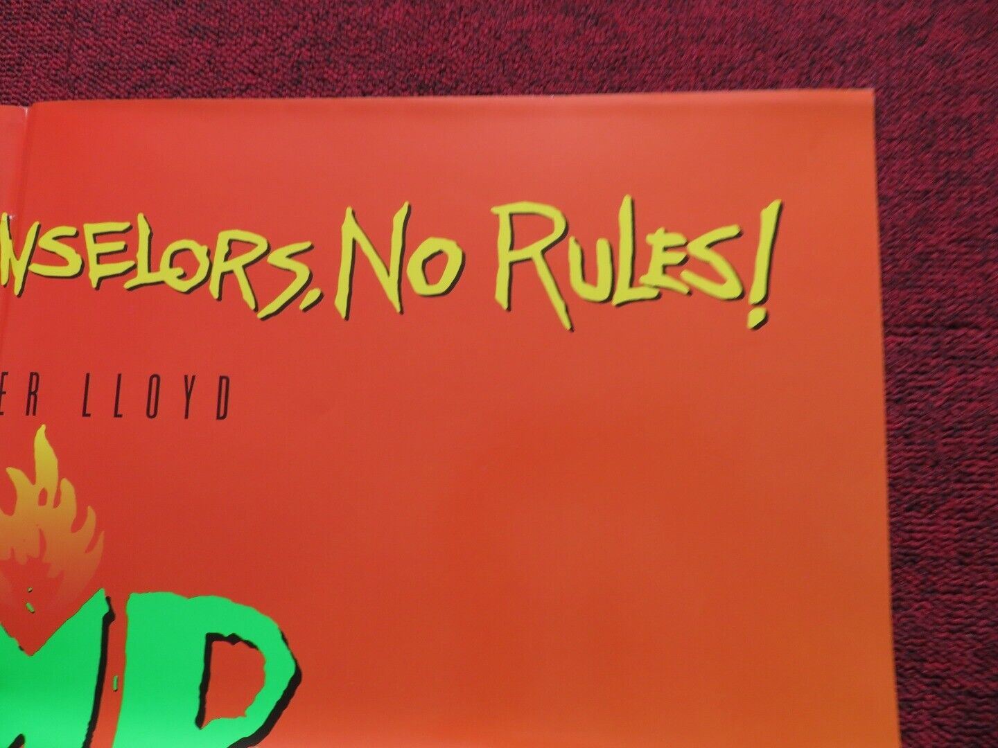 CAMP NOWHERE FOLDED US ONE SHEET POSTER CHRISTOPHER LLOYD JOHN PUTCH 1994 Movie posters