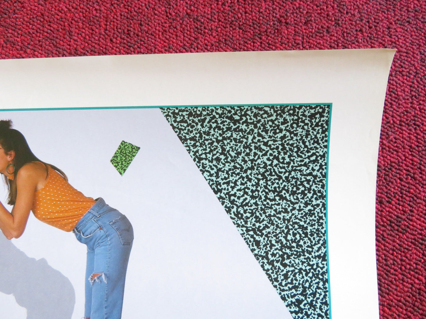 CAMPUS MAN FOLDED US ONE SHEET POSTER JOHN DYE STEVEN LYON 1987 Rendezvous Cinema Movie posters