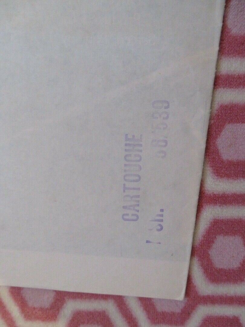 CARTOUCHE FOLDED US ONE SHEET POSTER RICHARD BASEHART PATRICIA ROC 1955 Movie posters