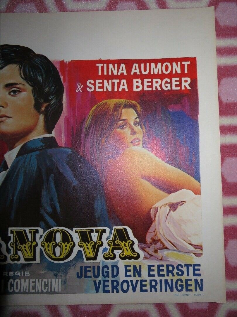 CASANOVA BELGIUM (22"x 14") POSTER ITALIAN FILM LEONARD WHITING TINA AUMONT 1969 Movie posters
