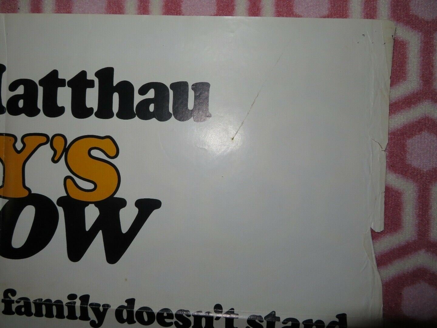 CASEY'S SHADOW US ONE SHEET POSTER WALTER MATTHAU 1978 Movie posters