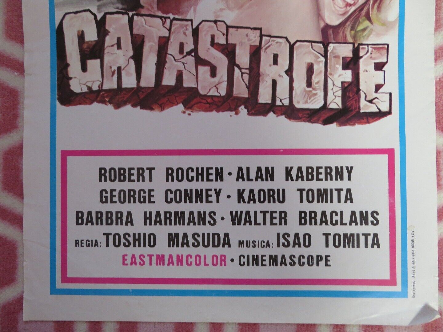 CATASTROFE /Prophecies of Nostradamus ITALIAN LOCANDINA (27.5"x13.5") POSTER '81 Movie posters