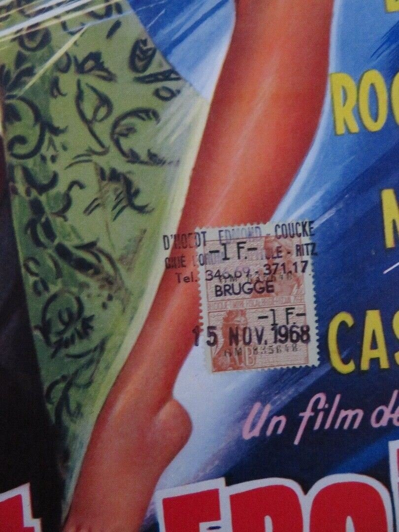 CERTAINS L'AIMENT... FROIDE!/ Some Like It ... Cold BELGIUM POSTER 1960 Movie posters