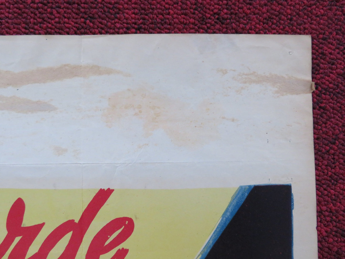 C'EST ARRIVE EN PLEIN JOUR BELGIUM POSTER HEINZ RUHMANN MICHEL SIMON 1958 Rendezvous Cinema Movie posters