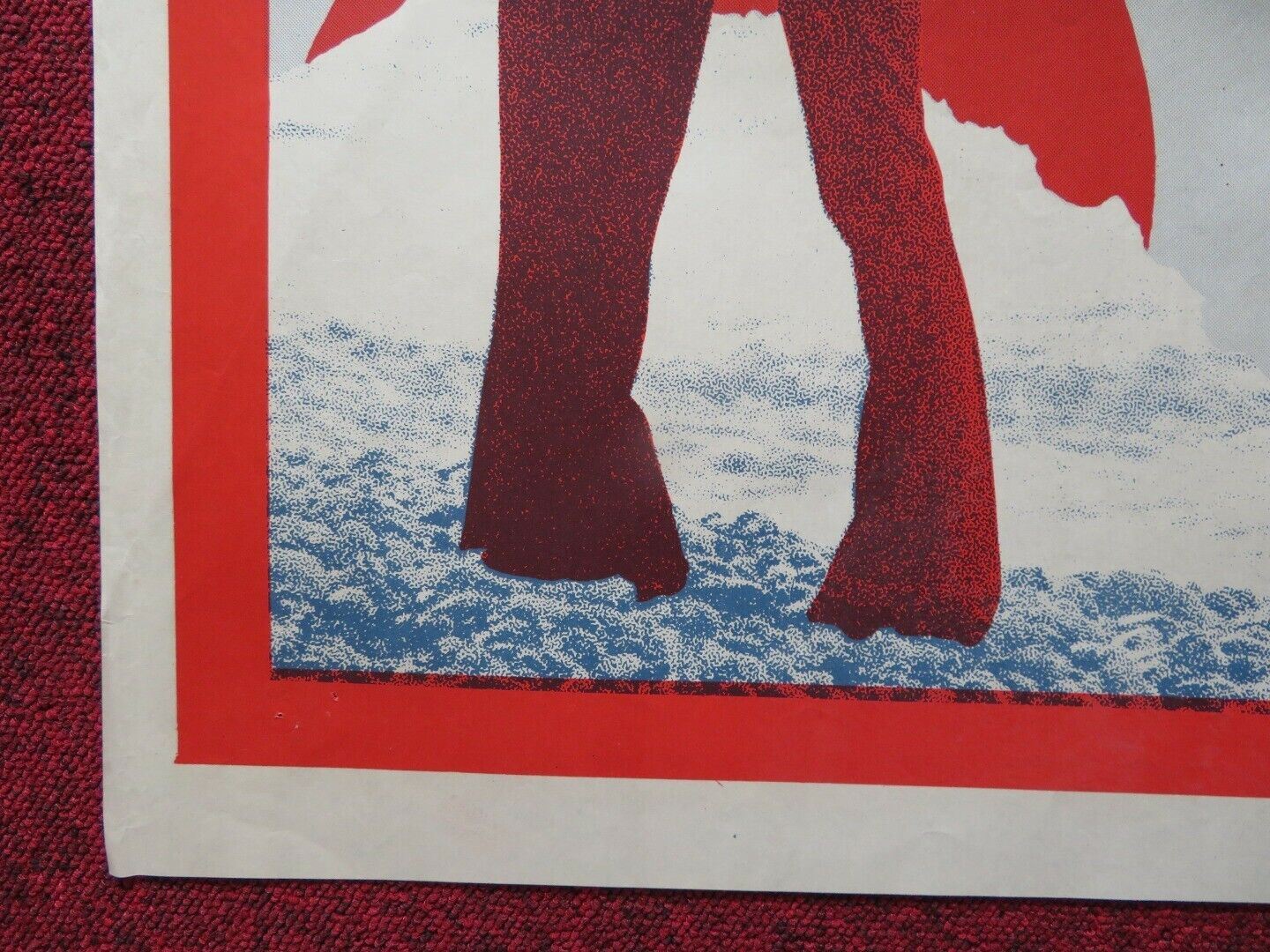 CHANCE AND VIOLENCE PERU ONE SHEET FOLDED POSTER YVES MONTAND KATHARINE ROSS - Rendezvous Cinema