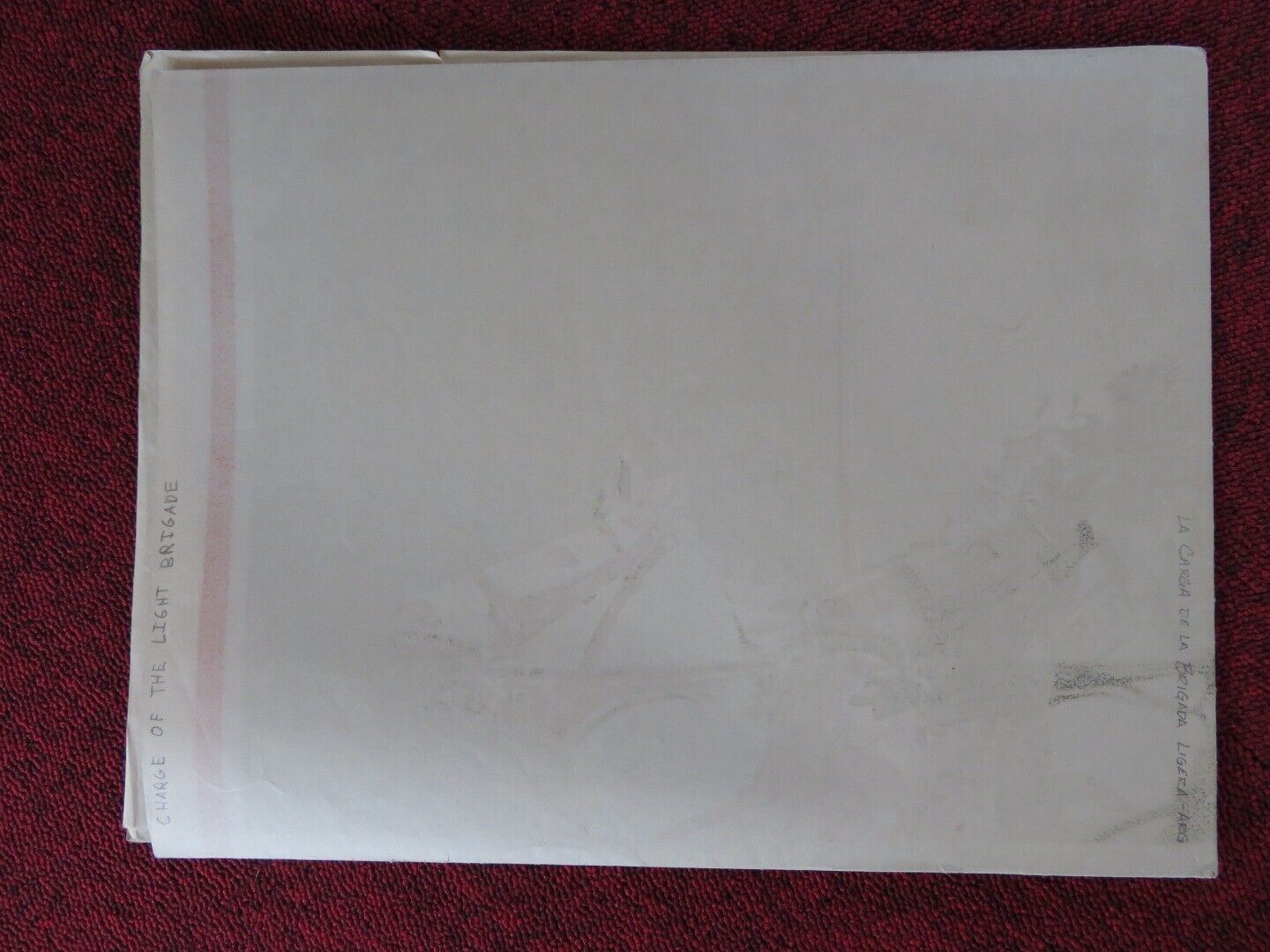 CHARGE OF THE LIGHT BRIGADE FOLDED ARGENTINA ONE SHEET POSTER VANESSA REDGRAVE Movie posters