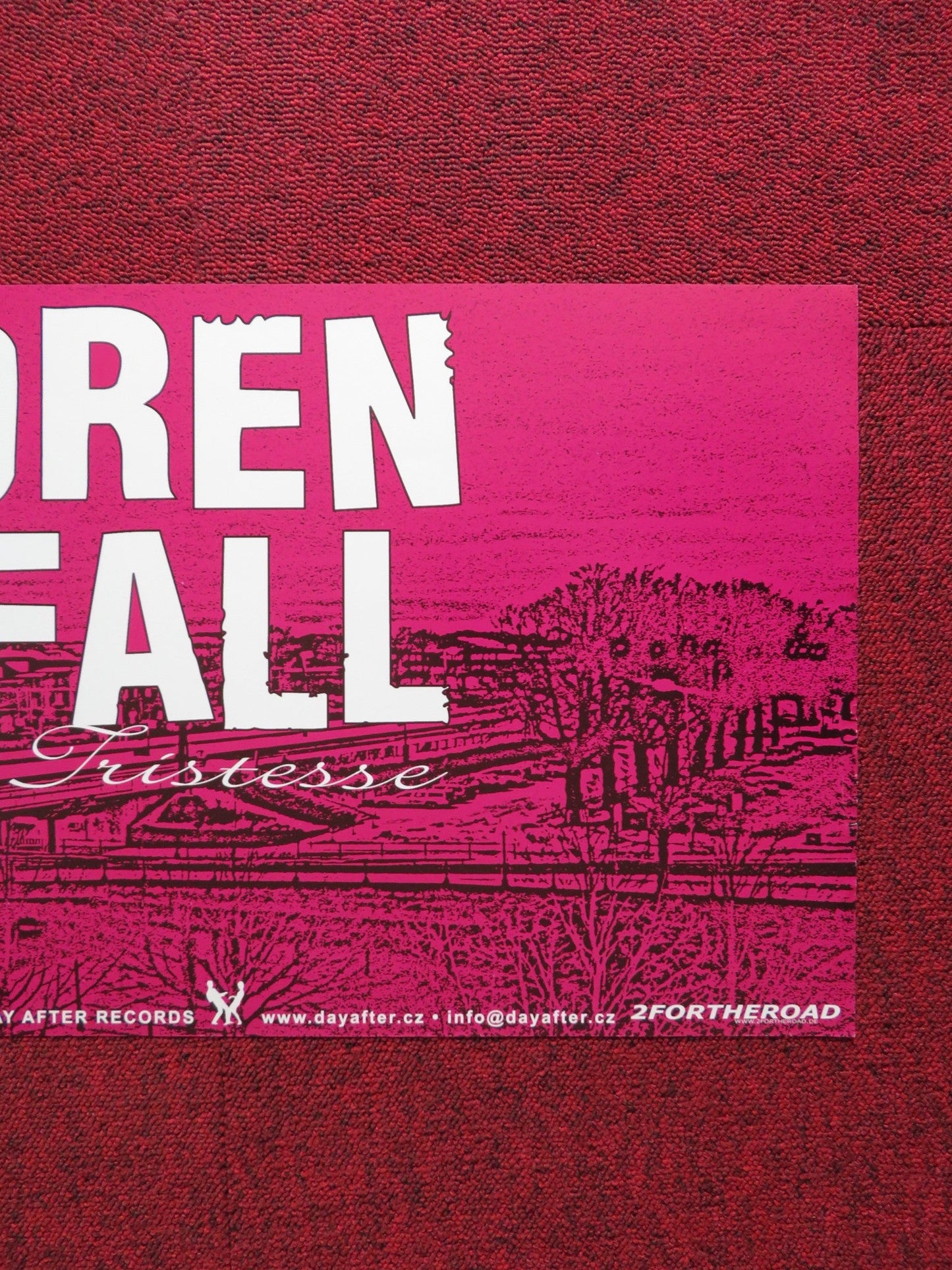 CHILDREN OF FALL BONJOUR TRISTESSE GERMAN MUSIC PROMO ALBUM POSTER 2005 Rendezvous Cinema Movie posters