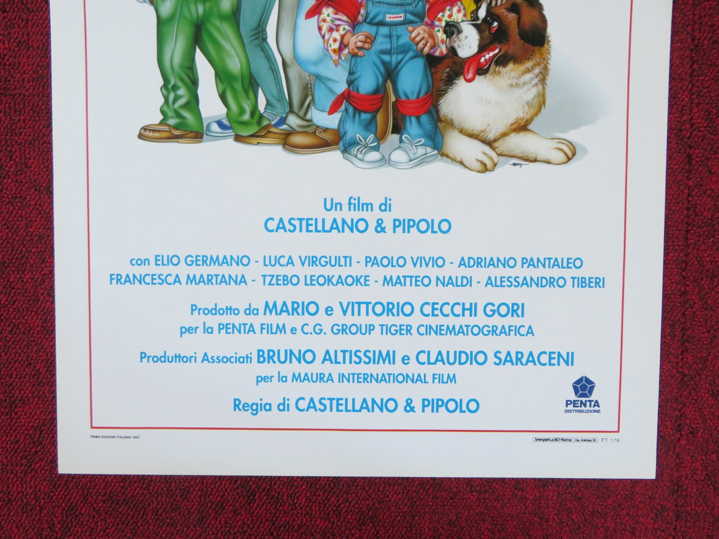 CI HAI ROTTO PAPA ITALIAN LOCANDINA POSTER ELIO GERMANO LUCA VIRGULTI 1993 Rendezvous Cinema Movie posters