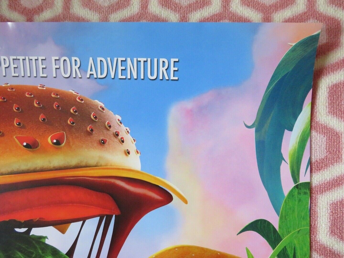 CLOUDY WITH A CHANCE OF MEATBALL 2 US ONE SHEET ROLLED POSTER B HADER 2013 - Rendezvous Cinema