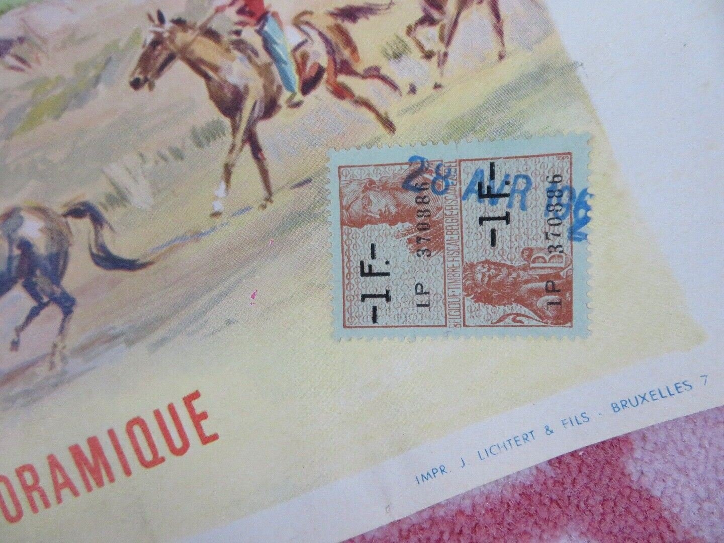 COLORADO CHARLIE BELGIUM (14"x 21") POSTER JACK BERTHIER 1965 Movie posters