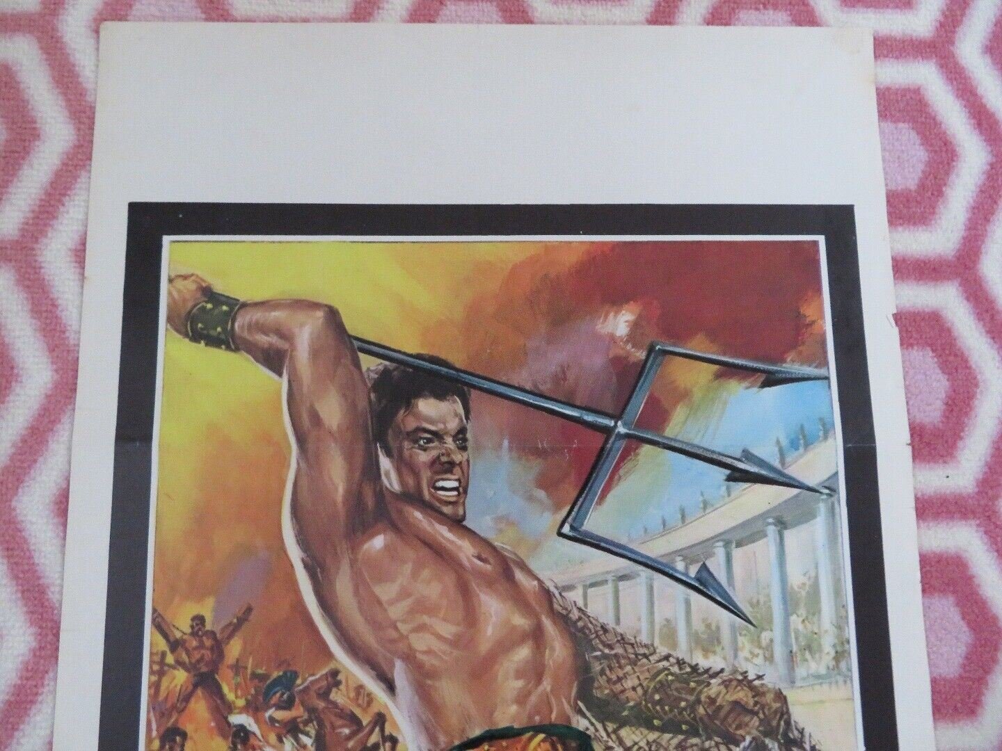 COLOSSIS OF THE ARENA ITALIAN (28"x13") POSTER MARK FOREST SCILLA GABEL 1962 Movie posters