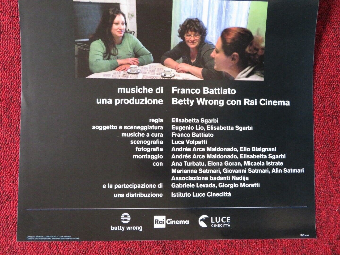 COLPA DI COMUNISMO ITALIAN LOCANDINA (26.5"x12.5") POSTER ANA TURBATU 2015 Movie posters