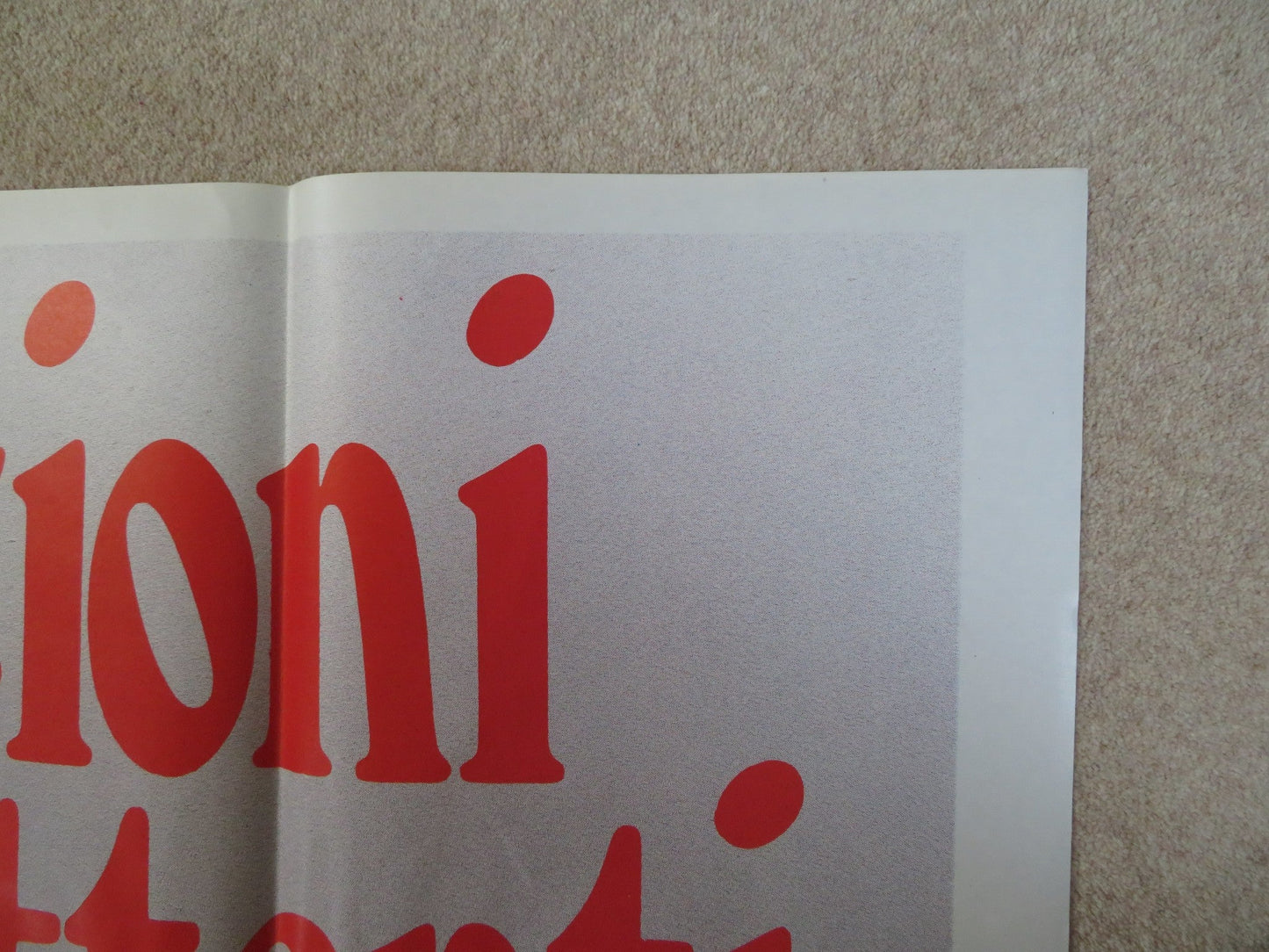 COMPROMISING POSITIONS ITALIAN 4 FOGLIO POSTER SUSAN SARANDON RAUL JULIA 1987 Rendezvous Cinema Movie posters