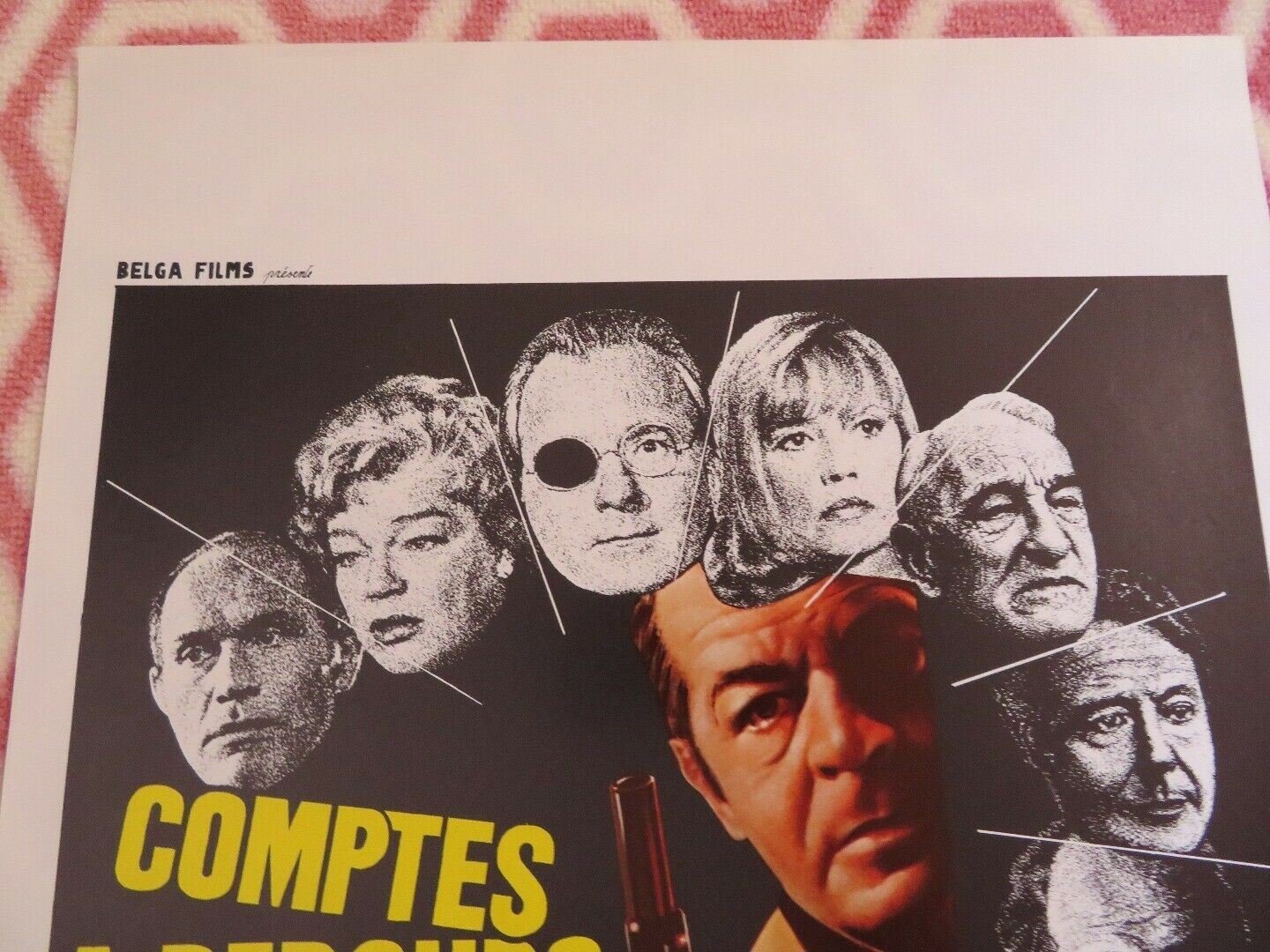 COMPTES A REBOURS / COUNTDOWN BELGIUM (21.5"x 14") POSTER MICHEL BOUQUET 1971 Movie posters