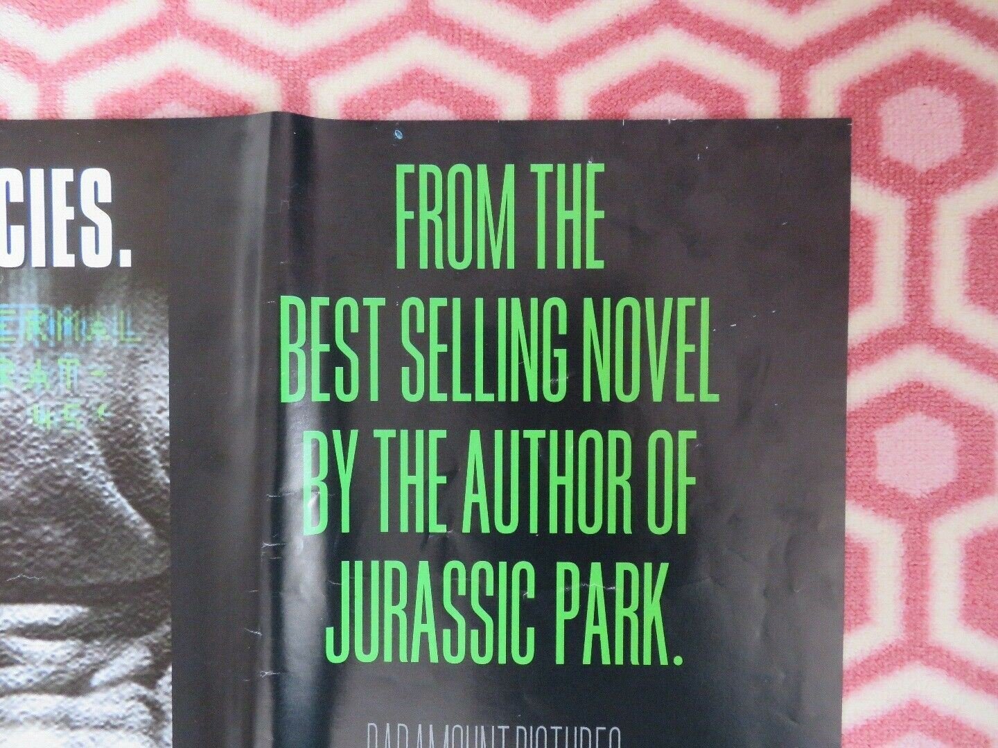 CONGO UK ORIGINAL QUAD POSTER MICHAEL CHRICHTON BIG MONKEY POSTER Movie posters