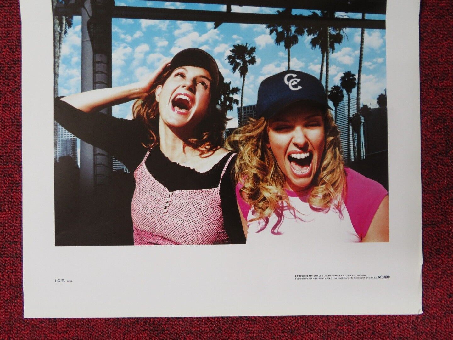 CONNIE AND CARLA ITALIAN LOCANDINA (27.5"x13") POSTER N VARDALOS T COLLETTE '04 Movie posters