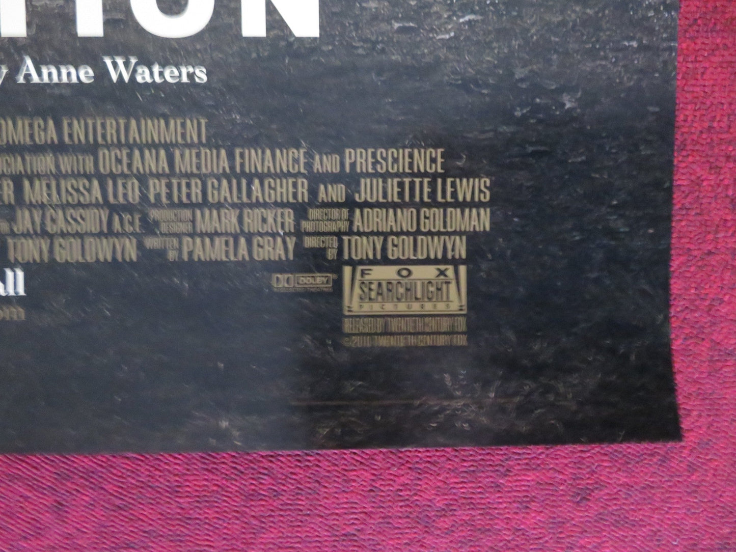 CONVICTION US ONE SHEET ROLLED POSTER HILARY SWANK SAM ROCKWELL 2010 Rendezvous Cinema Movie posters