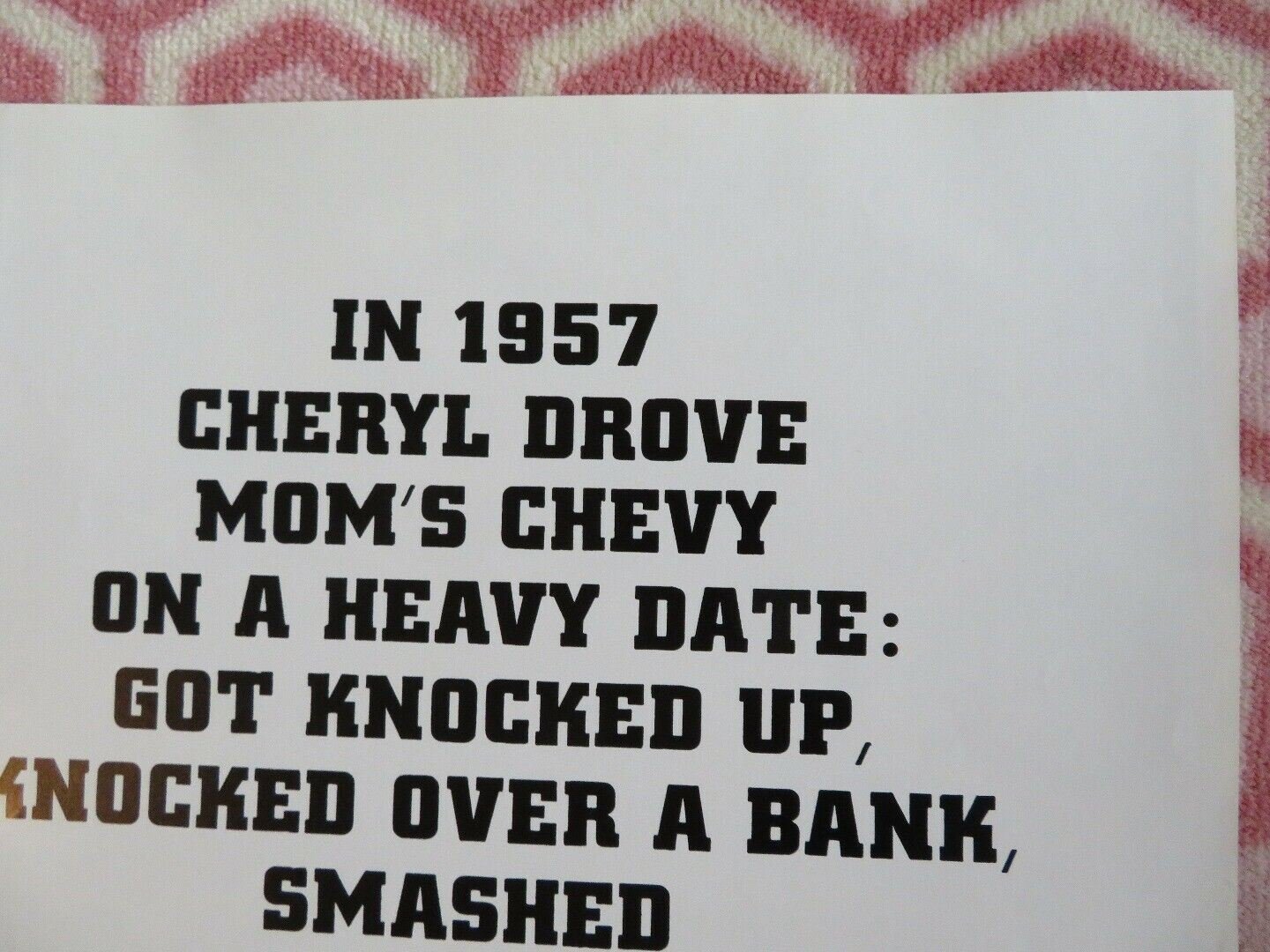 CRAZY MAMA US ONE SHEET POSTER STUART WHITMAN ANN SOTHERN 1975 Movie posters