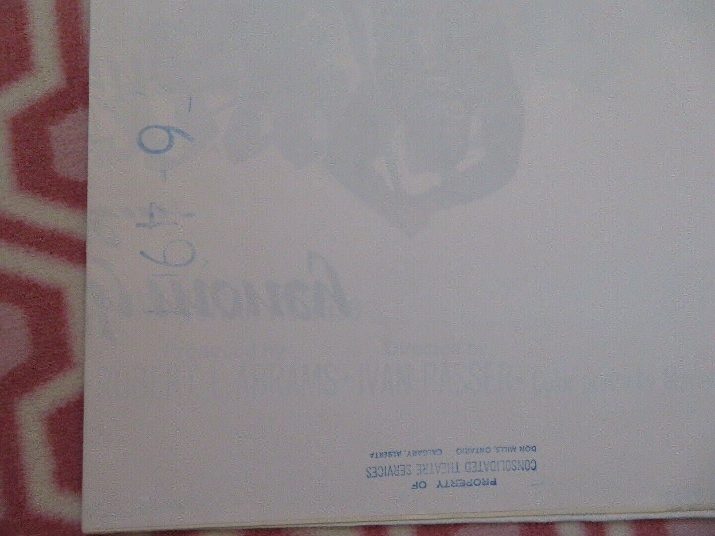 CRIME & PASSION FOLDED US ONE SHEET POSTER OMAR SHARIF KAREN BLACK 1976 Movie posters