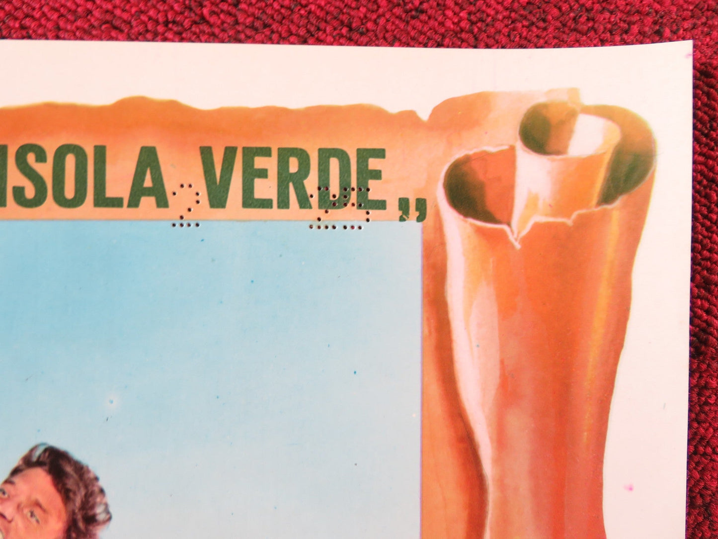 CRIMSON PIRATE - E ITALIAN FOTOBUSTA POSTER BURT LANCASTER NICK CRAVAT 1952R Rendezvous Cinema Movie posters