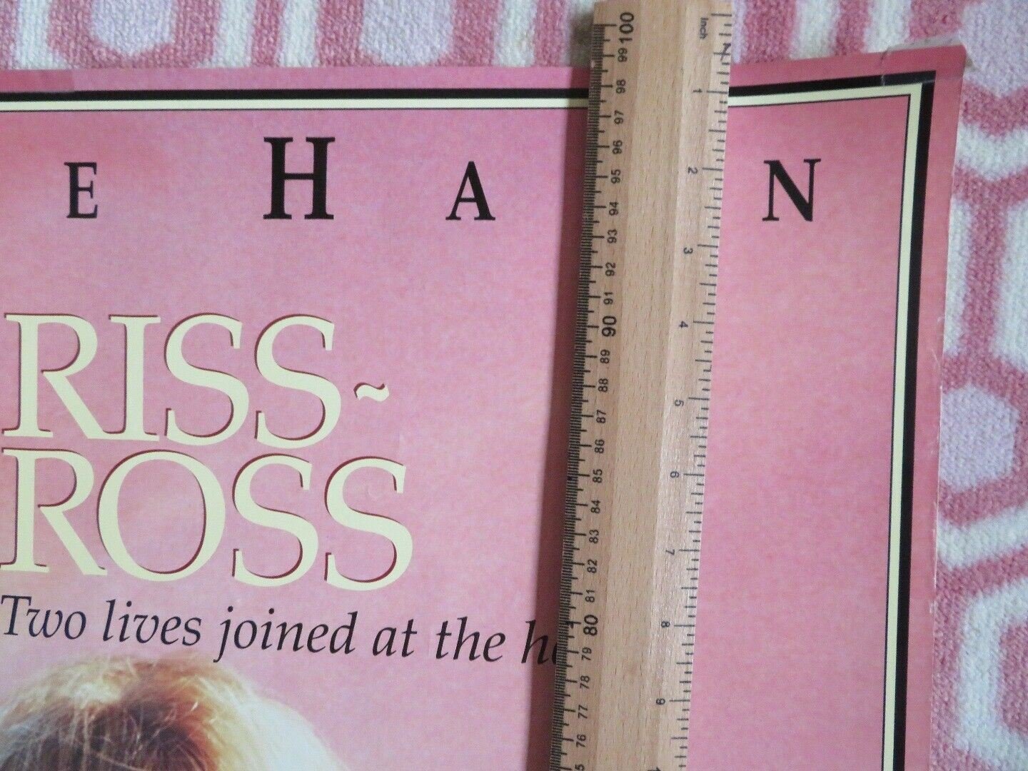CRISS - CROSS VHS VIDEO US ONE SHEET POSTER ROLLED GOLDIE HAWN 1992 Movie posters