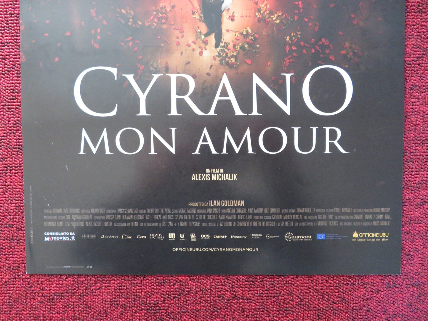 CYRANO MY LOVE ITALIAN LOCANDINA POSTER THOMAS SOLIVERES OLIVIER GOURMET 2018 Rendezvous Cinema Movie posters
