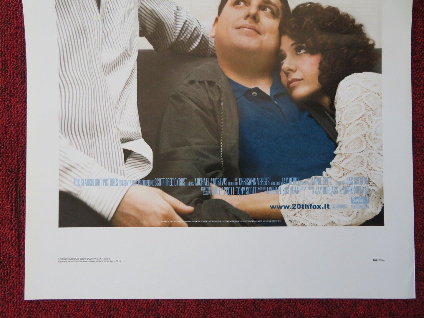 CYRUS ITALIAN LOCANDINA (27.5"x13") POSTER JONAH HILL JOHN C.REILLY 2010 Movie posters