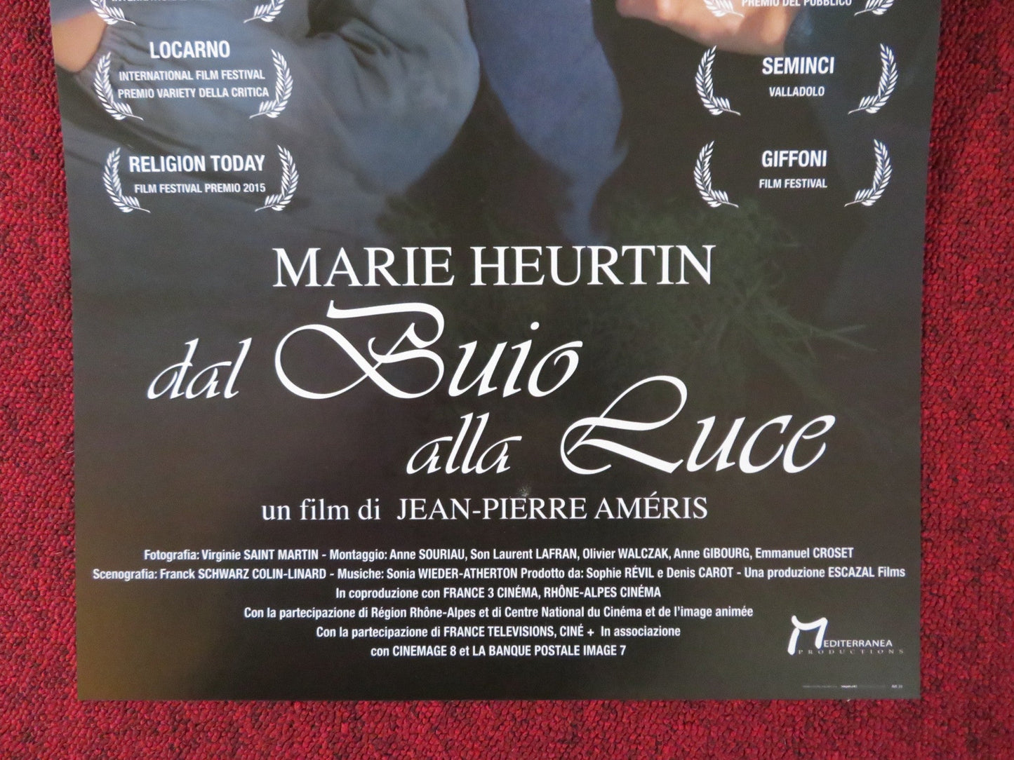 DAL BUIO ALLA LUCE ITALIAN LOCANDINA POSTER ISABELLE CARRE ARIANA RIVOIRE 2014 Rendezvous Cinema Movie posters