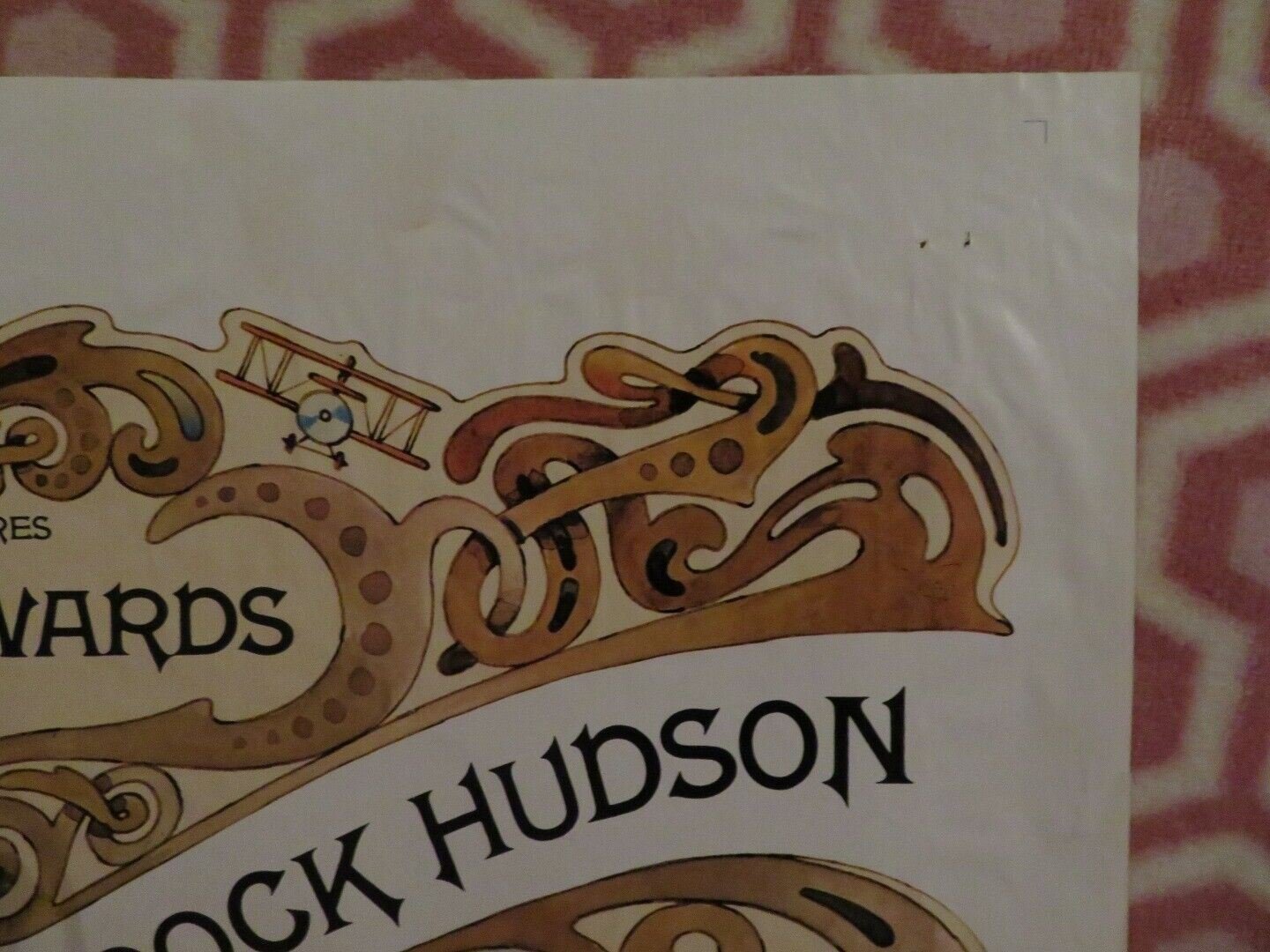 DARLING LILI FOLDED US ONE SHEET POSTER BLAKE EDWARDS JEREMY KEMP 1970 Movie posters