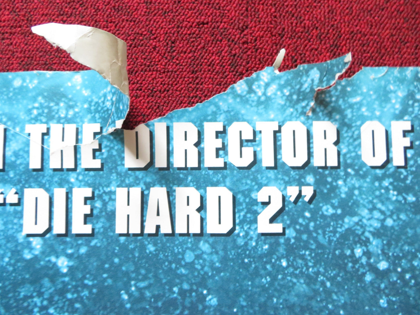 DEEP BLUE SEA UK QUAD (30"x 40") ROLLED POSTER SAMUEL L. JACKSON LL COOL J 1999 Rendezvous Cinema Movie posters