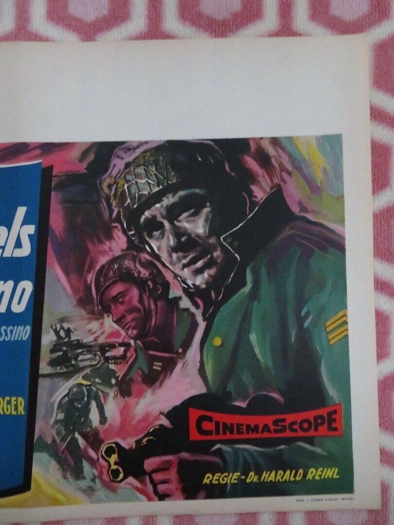 Die grünen Teufel von Monte Cassino BELGIUM (14"x 20.5") POSTER 1958 Movie posters