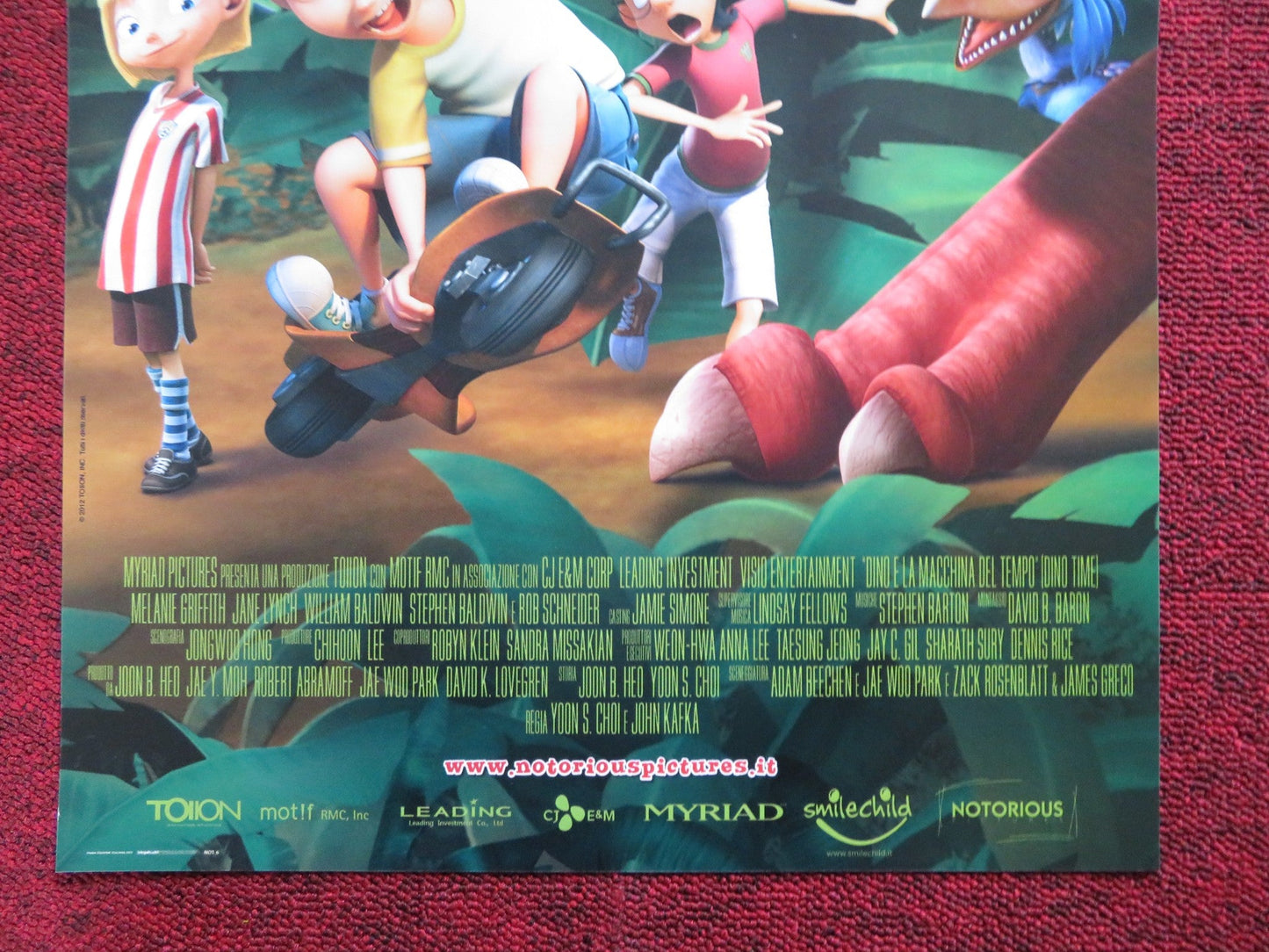 DINO E LA MACCHINA DEL TEMPO ITALIAN LOCANDINA POSTER MELANIE GRIFFITH 2012 Rendezvous Cinema Movie posters