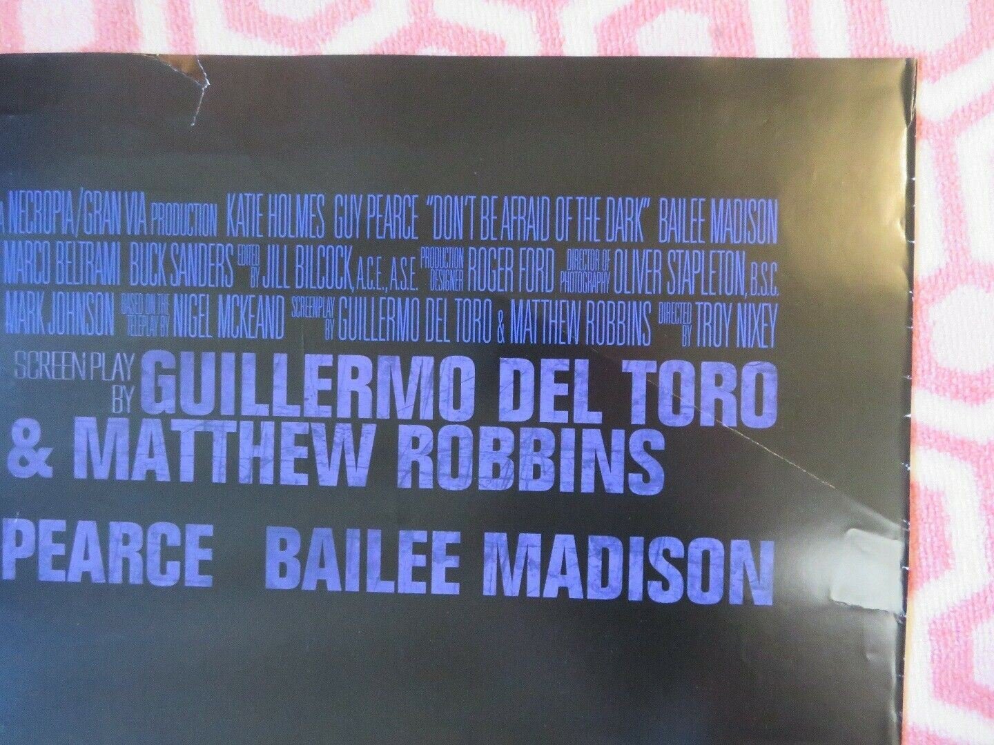 DON'T BE AFRAID OF THE DARK US ONE SHEET ROLLED POSTER GUILLERMO DEL TORO 2010 Movie posters