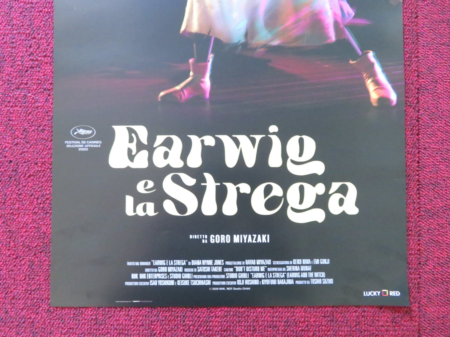 EARWIG AND THE WITCH ITALIAN LOCANDINA POSTER TAYLOR HENDERSON JAZMIN ABUIN 2020 Rendezvous Cinema Movie posters