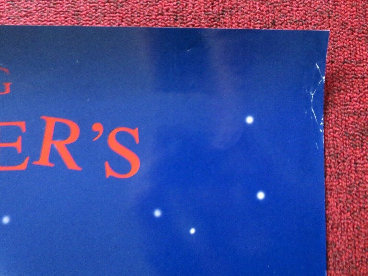 EIGHT CRAZY NIGHTS US ONE SHEET ROLLED POSTER ADAM SANDLER 2002 Movie posters