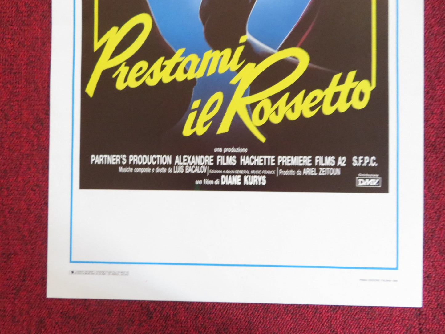 ENTRE NOUS ITALIAN LOCANDINA POSTER MIOU MIOU ISABELLE HUPPERT 1986 Rendezvous Cinema Movie posters