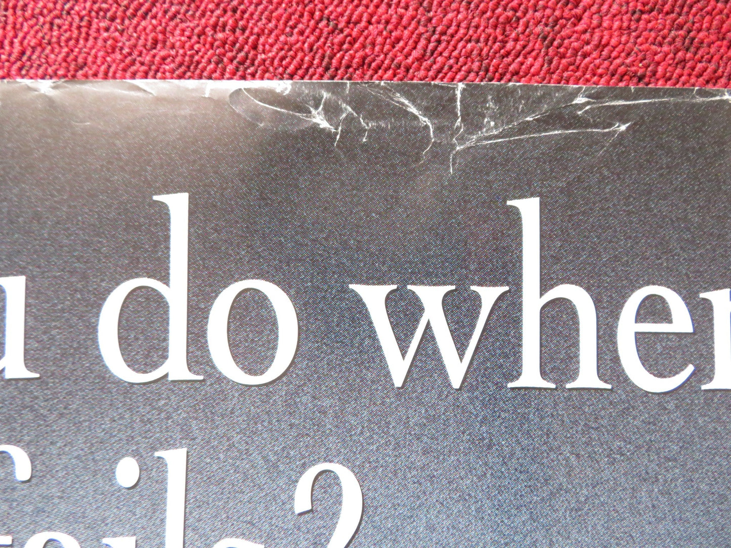 EYE FOR AN EYE UK QUAD (30"x 40") ROLLED POSTER SALLY FIELD ED HARRIS 1996 Rendezvous Cinema Movie posters